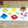 Kit de construction de pyramide de couleur transparente &ndash; 30 pi&egrave;ces