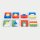 Lot de 25 blocs de construction en cristal transparent en acrylique