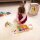 Set di 96 forme di insetti in plastica colorata e traslucida, inclusa scatola portaoggetti