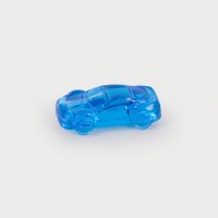 Lot de 72 figurines de voitures en plastique translucide et color&eacute; dans une bo&icirc;te de rangement
