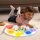 Set with 144 colorful, translucent plastic gems in a storage box
