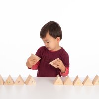 Wooden sound prisms &ndash; 12-piece sound & matching game made of hardwood