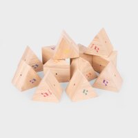Wooden sound prisms &ndash; 12-piece sound & matching game made of hardwood