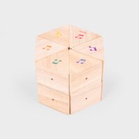 Wooden sound prisms &ndash; 12-piece sound & matching game made of hardwood