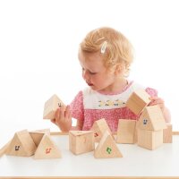 Wooden sound prisms &ndash; 12-piece sound & matching game made of hardwood
