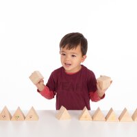 Wooden sound prisms &ndash; 12-piece sound & matching game made of hardwood