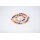 Wooden threading jewels &ndash; 36-piece set made of FSC&reg; wood & acrylic including 3 cords & bag