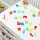 Lot de 26 lettres minuscules color&eacute;es en acrylique semi-transparent