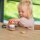 Penguin stacking tower - Wooden stacking game with 4 rings & animal head