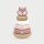 Fox stacking tower - Wooden stacking game with 4 rings & animal head