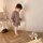 Hedgehog sorting wheel - Pull-along toy with rotating stacking game