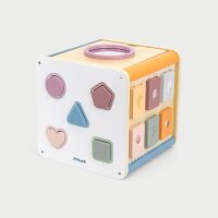 Cube dactivit&eacute;s 8 en 1 &ndash; Jouet &eacute;ducatif avec xylophone, jeu enfichable, &eacute;l&eacute;ments de motricit&eacute; et miroir
