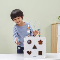 Cube dactivit&eacute;s 8 en 1 &ndash; Jouet &eacute;ducatif avec xylophone, jeu enfichable, &eacute;l&eacute;ments de motricit&eacute; et miroir