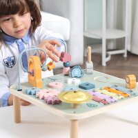 Tavolo attivit&agrave; multifunzionale &ndash; tavolo da gioco con giochi motori e di apprendimento, xilofono e gioco plug-in