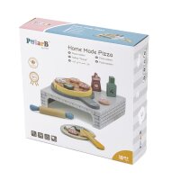 Pizza Set - Set da cucina in legno con forno, accessori e condimenti (19 pezzi)