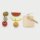 Fruit cutting set - wooden toy with cutting board, knife & fruits with Velcro fastener (8 pieces)