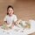Set tostapane - Giocattolo in legno con suoni di clic, toast, piatto e accessori per la colazione (7 pezzi)