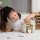 Coffee machine set - wooden toy with push buttons, capsules and accessories (10 pieces)