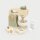 Kitchen mixer set - wooden toy with rotating whisk, bowl and ingredients (7 pieces)