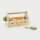 Tool set - wooden toy with hammer, tools, bolts & gears (17 pieces)