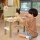 &Eacute;tabli &ndash; jouet en bois avec scies, cl&eacute;s, tournevis, etc. (64 pi&egrave;ces)