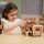 Coffee Mobile - Giocattolo in legno con barista, dolci, macchina per il caff&egrave;, piante e accessori (11 pezzi)