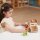 Coffee Mobile - Giocattolo in legno con barista, dolci, macchina per il caff&egrave;, piante e accessori (11 pezzi)