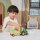 Farm tractor - wooden toy with tractor, trailer, farmers, animals & removable fences (11 pieces)