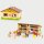 Set da gioco stabile - Giocattolo pieghevole in legno con cavalli, recinti, balle di fieno e accessori (14 pezzi)