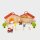Farm play set - foldable wooden toy with animals, tractor, farmer & accessories (13 pieces)