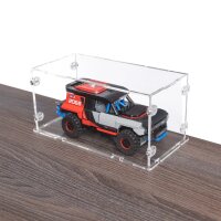 Acryl-Display f&uuml;r verschiedene LEGO&reg; Speed Champion Modelle (23 x12x11 Cm klarem Boden, Stabelbar)