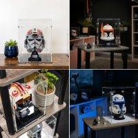 Acrylic display for various LEGO&reg; Helmet models (18 x...