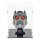 Acrylic display for various LEGO&reg; Helmet models (18 x 18 x 24 cm with black base)