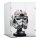 Acrylic display for various LEGO&reg; Helmet models (18 x 18 x 24 cm with black base)