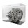 Display verticale in acrilico e supporto per LEGO&reg; 75192 Star Wars UCS Millennium Falcon (con base nera)