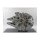 Display verticale in acrilico e supporto per LEGO&reg; 75192 Star Wars UCS Millennium Falcon (con base nera)