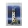 Display in acrilico per LEGO&reg; 21335 Faro motorizzato (con motivo di sfondo e base nera)