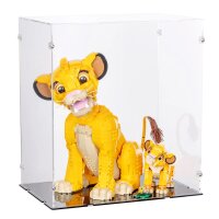 Display in acrilico per LEGO&reg; 43247 Simba, il giovane...