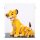 Pr&eacute;sentoir en acrylique pour LEGO&reg; 43247 Simba, le jeune roi lion (avec base noire)