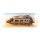 Acrylic display for LEGO&reg; 75397 Star Wars Jabbas Sail Barge (with background image, stand, and matching base)