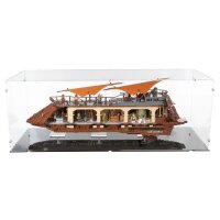 Acrylic display for LEGO&reg; 75397 Star Wars Jabbas Sail Barge (with stand and black base)