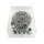 Acrylic display without stand for LEGO&reg; 75192 Star Wars UCS Millennium Falcon (With white base)