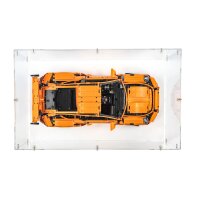 Acrylic display XL for LEGO&reg; 42056 Porsche 911 GT3 RS (With white base)