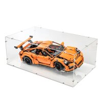 Acrylic display XL for LEGO&reg; 42056 Porsche 911 GT3 RS (With white base)