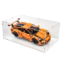 Acrylic display XL for LEGO&reg; 42056 Porsche 911 GT3 RS (With white base)