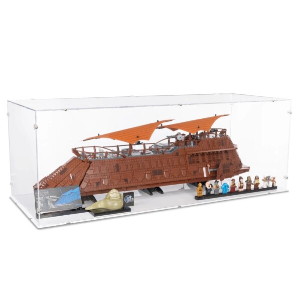 Acrylic display for LEGO&reg; 75397 Star Wars Jabbas Sail Barge (with white base)