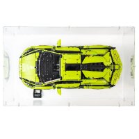 Acryl-Display XL f&uuml;r LEGO&reg; 42115 Lamborghini Si&aacute;n FKP 37 (Mit weissem Boden)