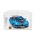 Display acrilico XL per LEGO&reg; 42083 Bugatti Chiron (con fondo bianco)