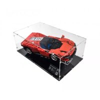 Display acrilico XL per LEGO&reg; 42143 Ferrari Daytona SP3 (con base nera)
