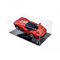 Display acrilico XL per LEGO&reg; 42143 Ferrari Daytona SP3 (con base nera)